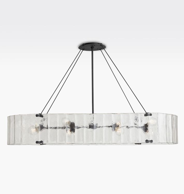 Willamette Glass Linear Chandelier 60'' - view 6