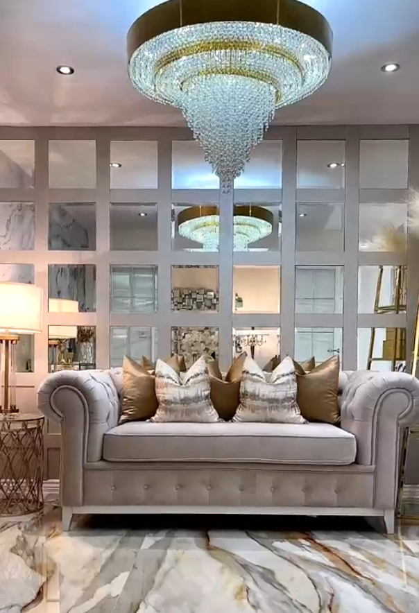 Decorative Gold Round Crystal Living Room Chandelier Light Oval Pendant Lamp For Dining Room Kitchen Table - view 12