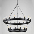 Celestine Vintage Candelabra 2-Tier Chandelier