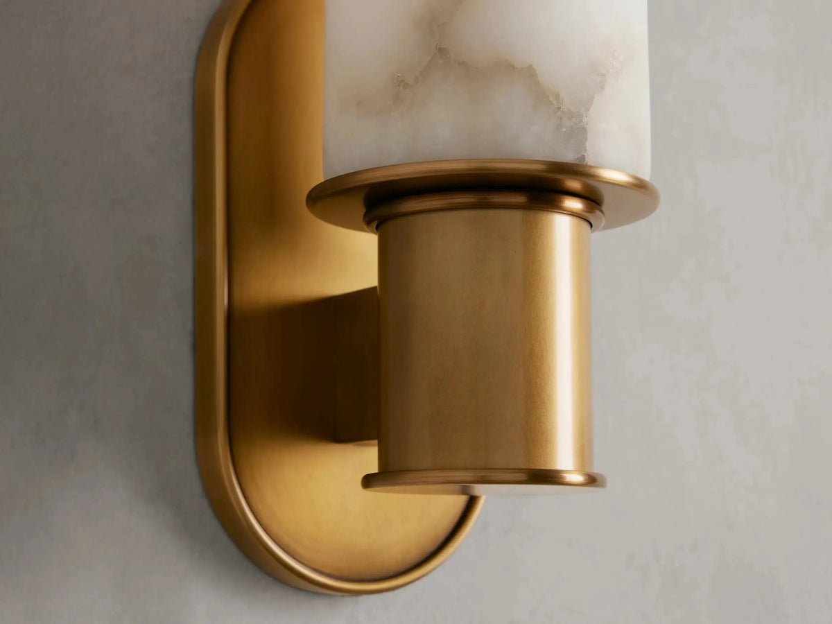 Harlin Wall Sconce in Alabaster - view 2