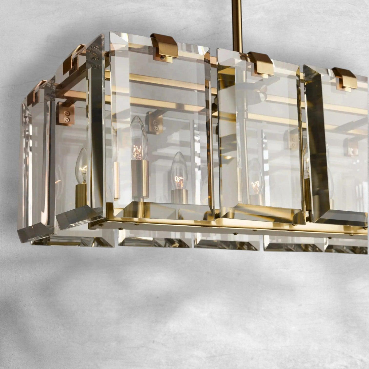 Amaya Rectangular Chandelier 12/16 Light - view 11