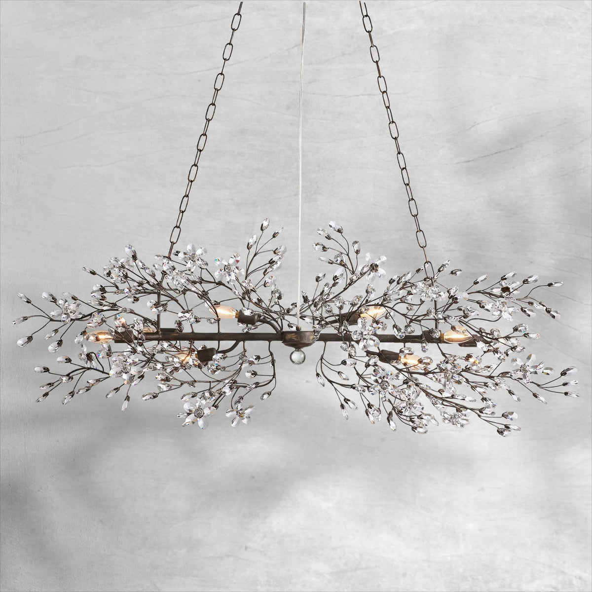 Fiore Linear Chandelier 43"51"68" - view 29