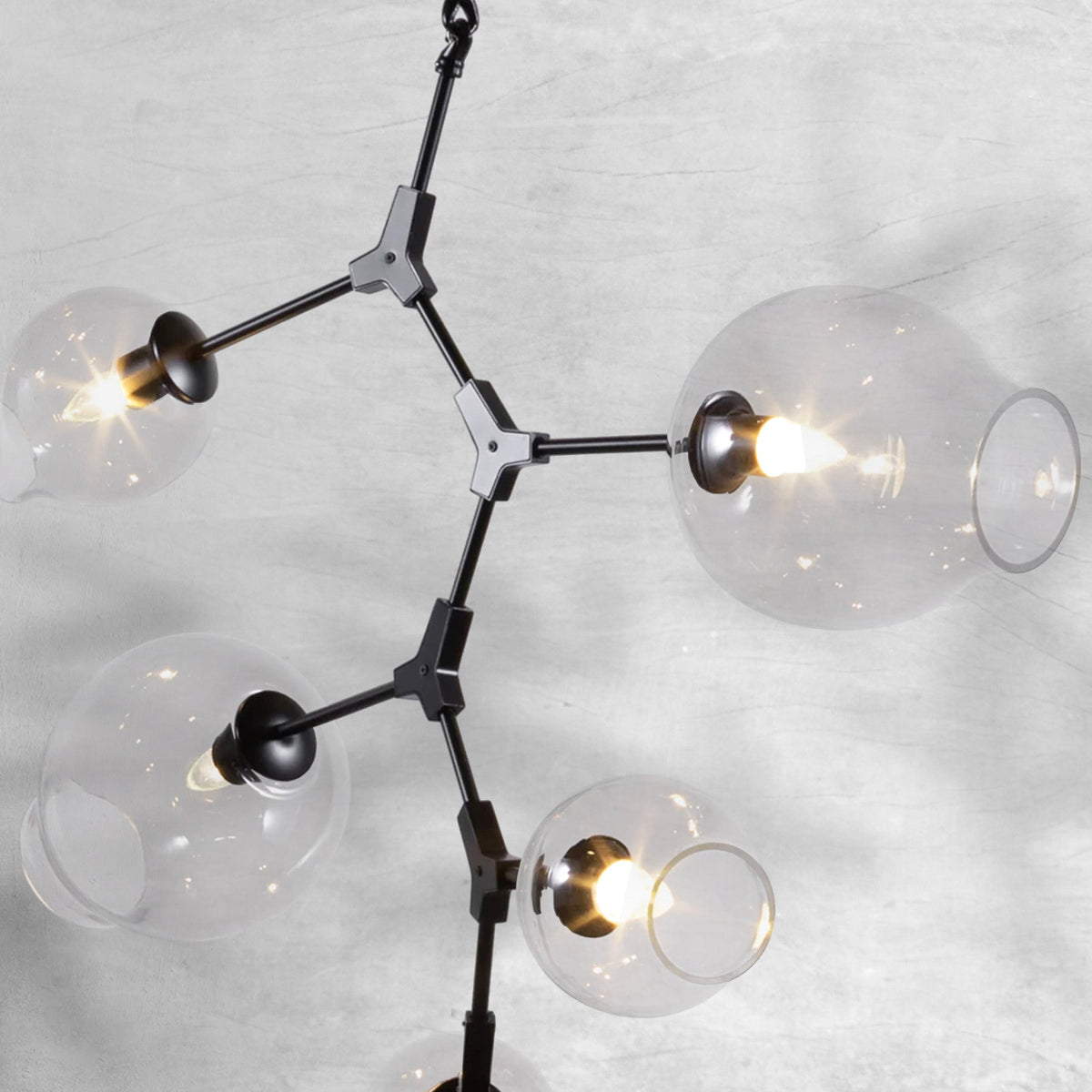 Covington Drop  Globe Branching Bubble Chandelier 38'' - view 10