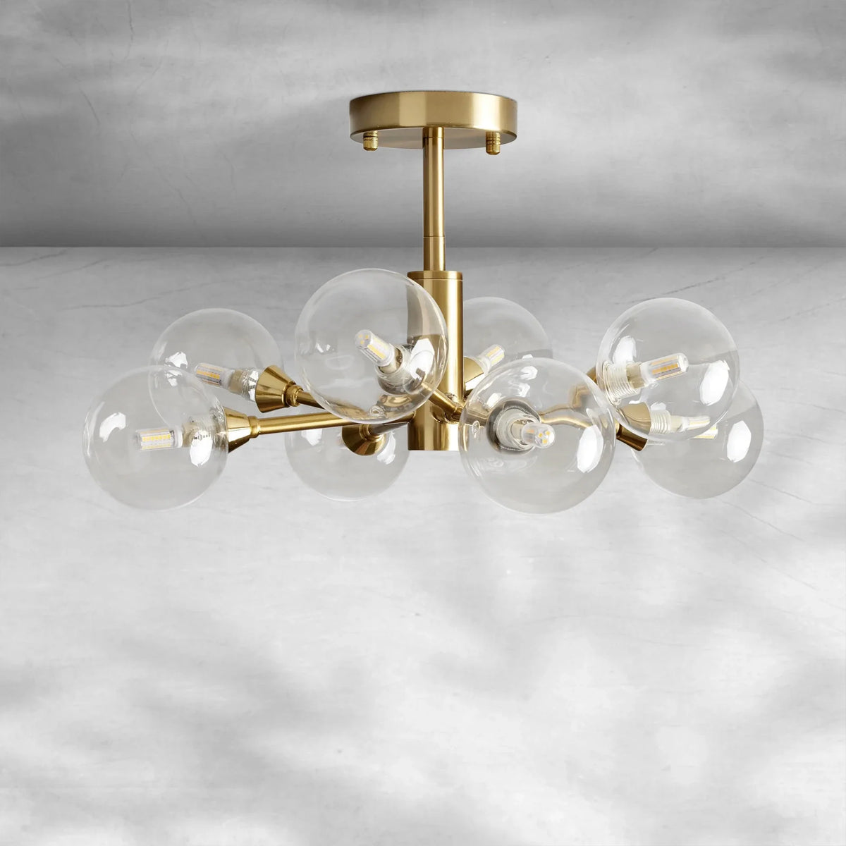 Apollo Moder Glass Ball Flushmount 20''36''47'', flush mount - view 19