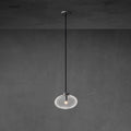 Coraline Clear Glass Pendant 10"