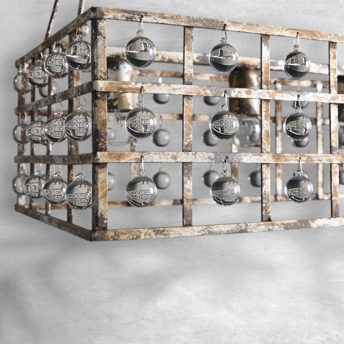 La Cage Rectangular Chandelier 7 Light - view 8