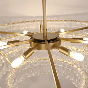 Ghiaccio Round Chandelier 24"36"48"60" - view 37