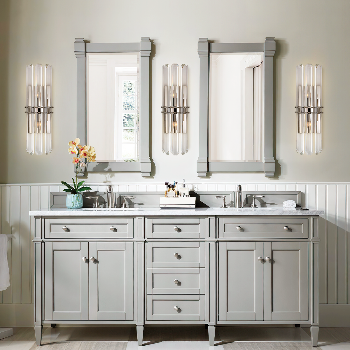 Alabaster Adrian Tall Sconce, chandelier - view 7