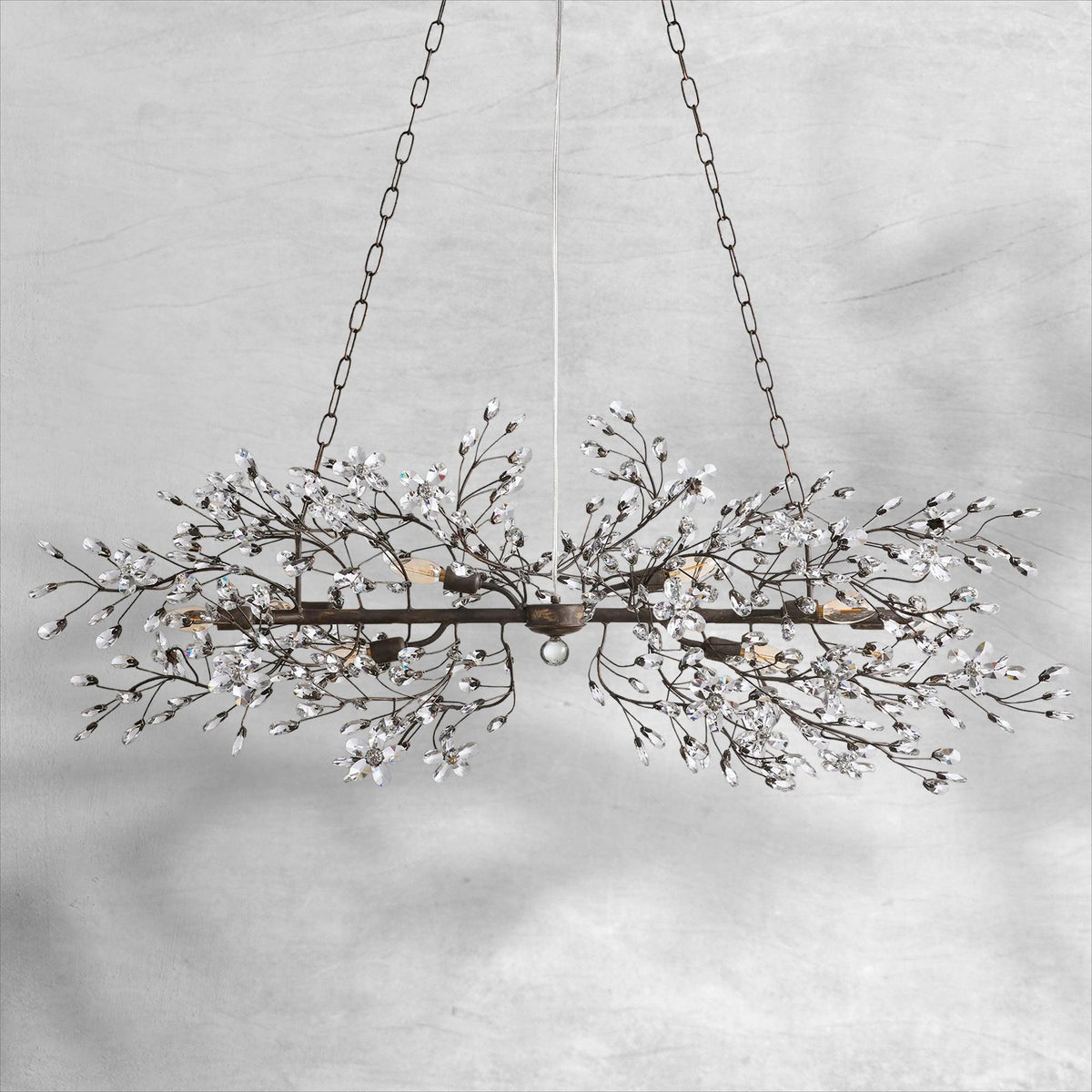 Fiore Linear Chandelier 43"51"68" - view 31
