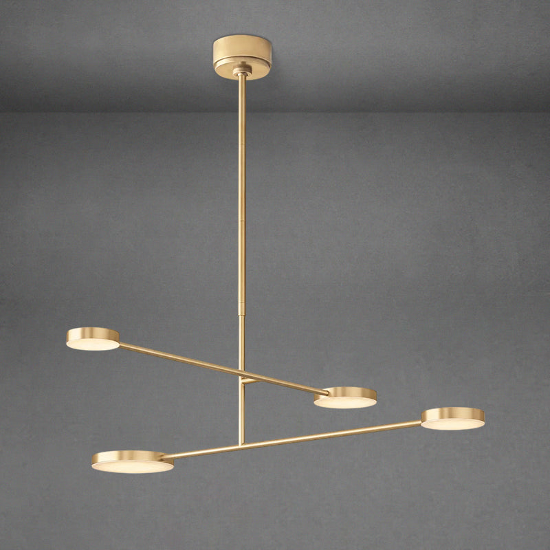 Alaric Mobile Chandelier 36", alabaster - view 2