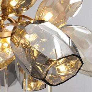 Modern Wine Glass Shape Chandelier Italian Light Luxury Light Fixture for Dining Room/Living Room - view 33