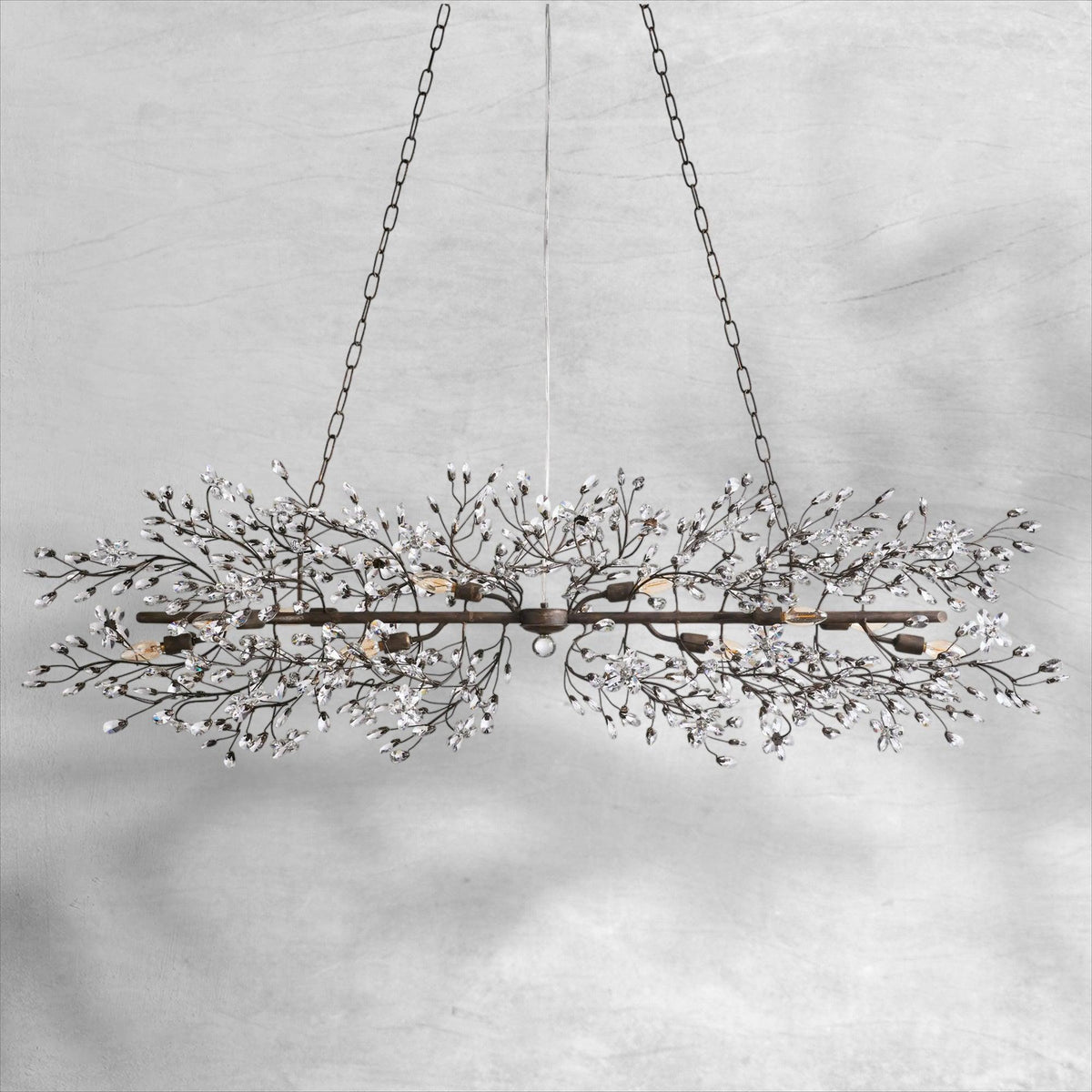 Fiore Linear Chandelier 43"51"68" - view 41