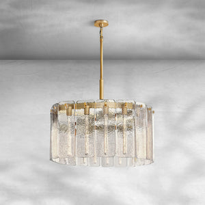 Calame Glass Round Chandelier 36"