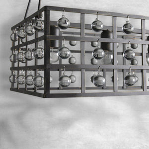 La Cage Rectangular Chandelier 7 Light - view 7