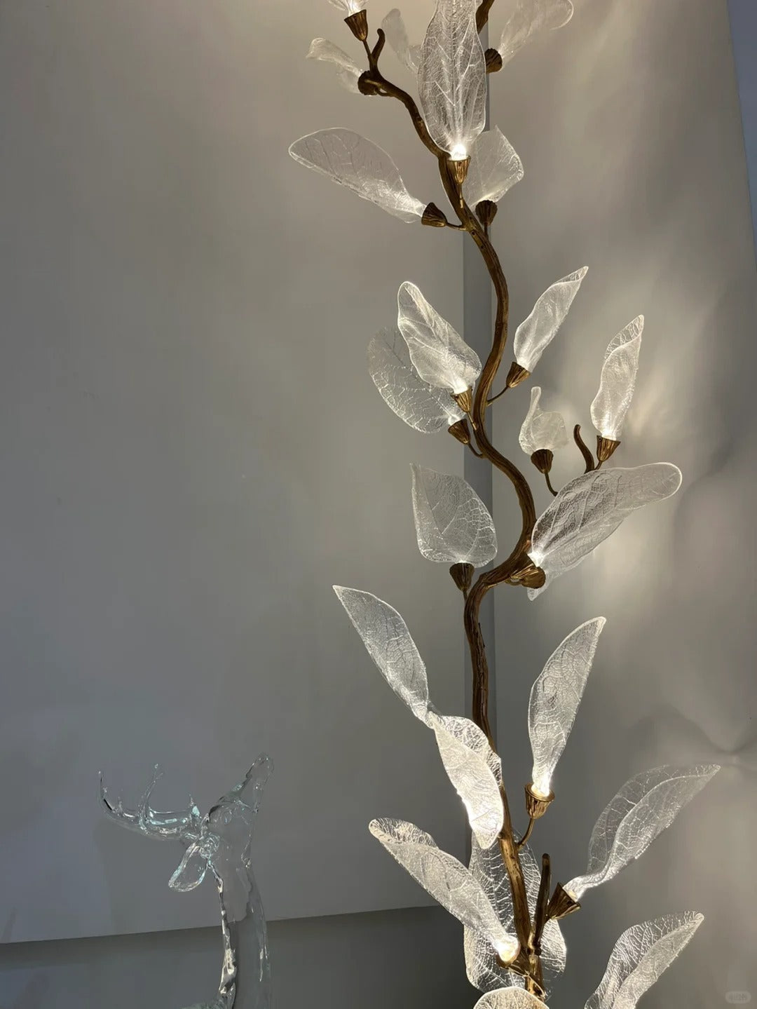 Creative Bionic Resin Leaves Chandelier for Living Room/Dining Room/Staircase - view 27