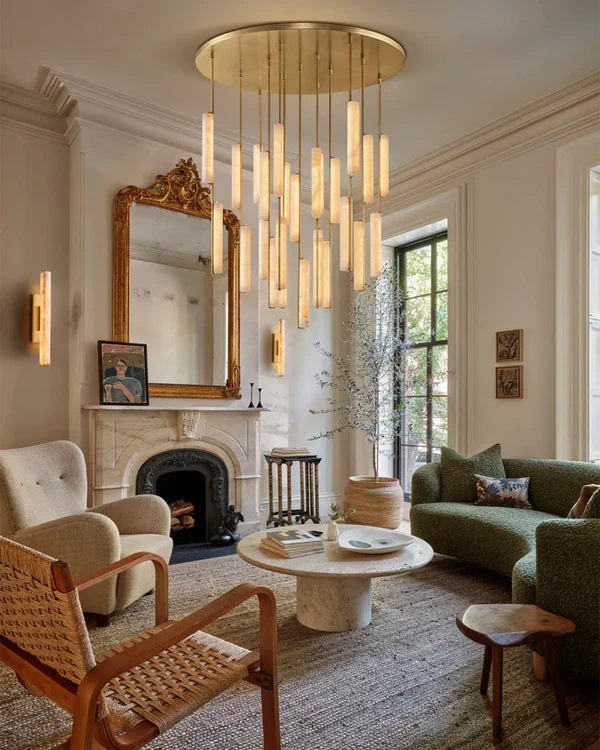 Aureon Alabaster Round Chandelier - view 24