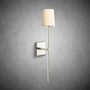 Prism Fabric Shade Torch Sconce, wall sconce - view 3
