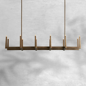 Emmet Linear Chandelier 48''60''72''W - view 9
