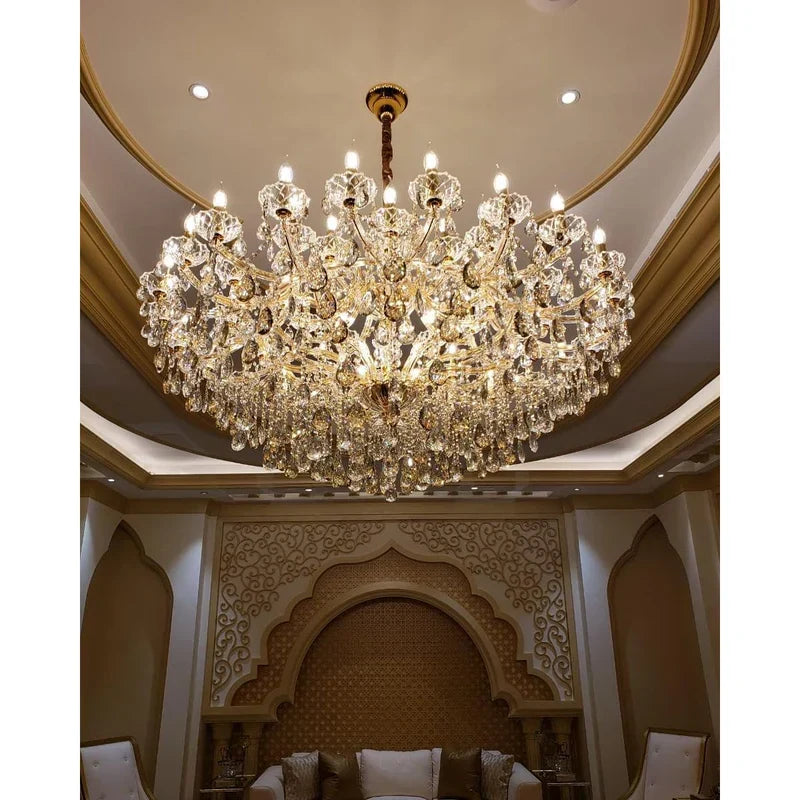Allumage Extra Wide Classic Crystal Chandelier, K9 crystal - view 4