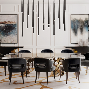 Alren Rectangle Tubular Chandelier, rectangular - view 10