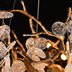 Thirza Branch Crystal Dining Room Chandelier