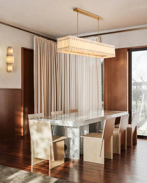 Sienna Marcus Alabaster Linear Chandelier 54''72'' - view 15