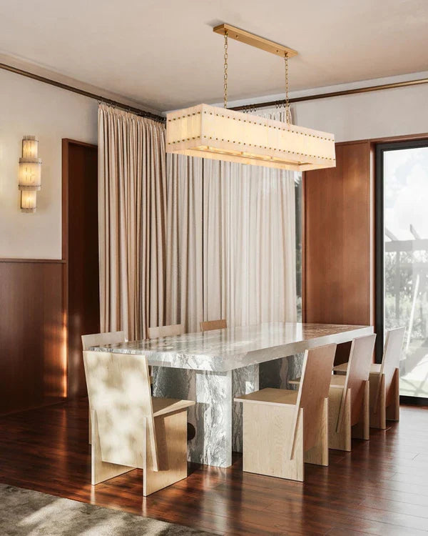 Sienna Marcus Alabaster Linear Chandelier 54''72'' - view 15