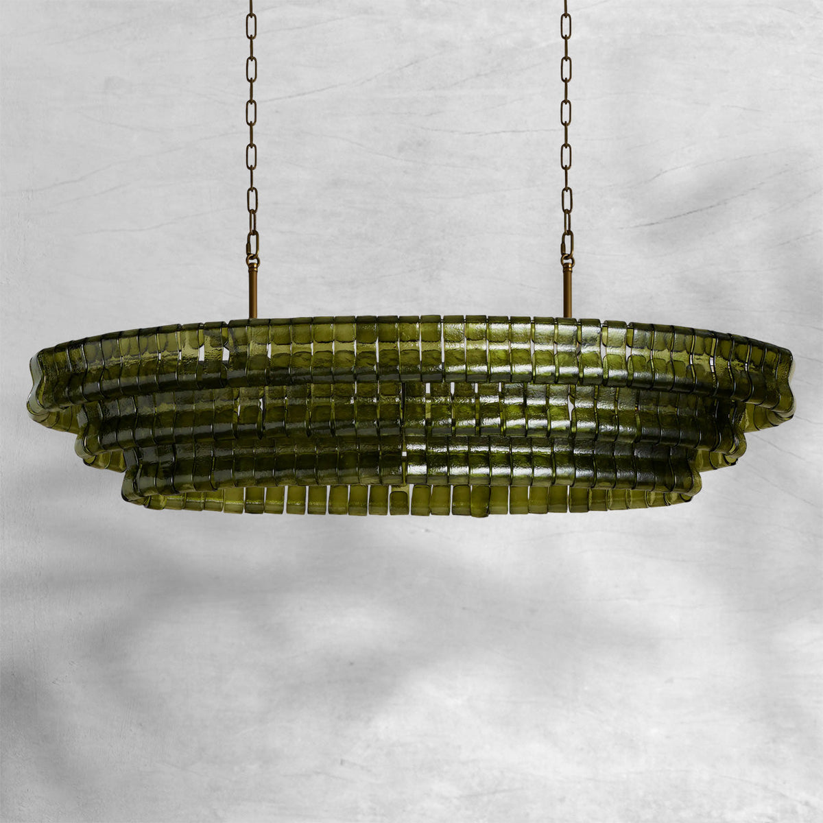 Glacien Oval Chandelier 54"W/65"W - view 31