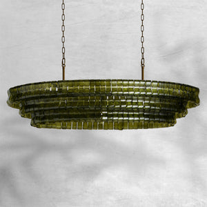 Glacien Oval Chandelier 54"W/65"W - view 31