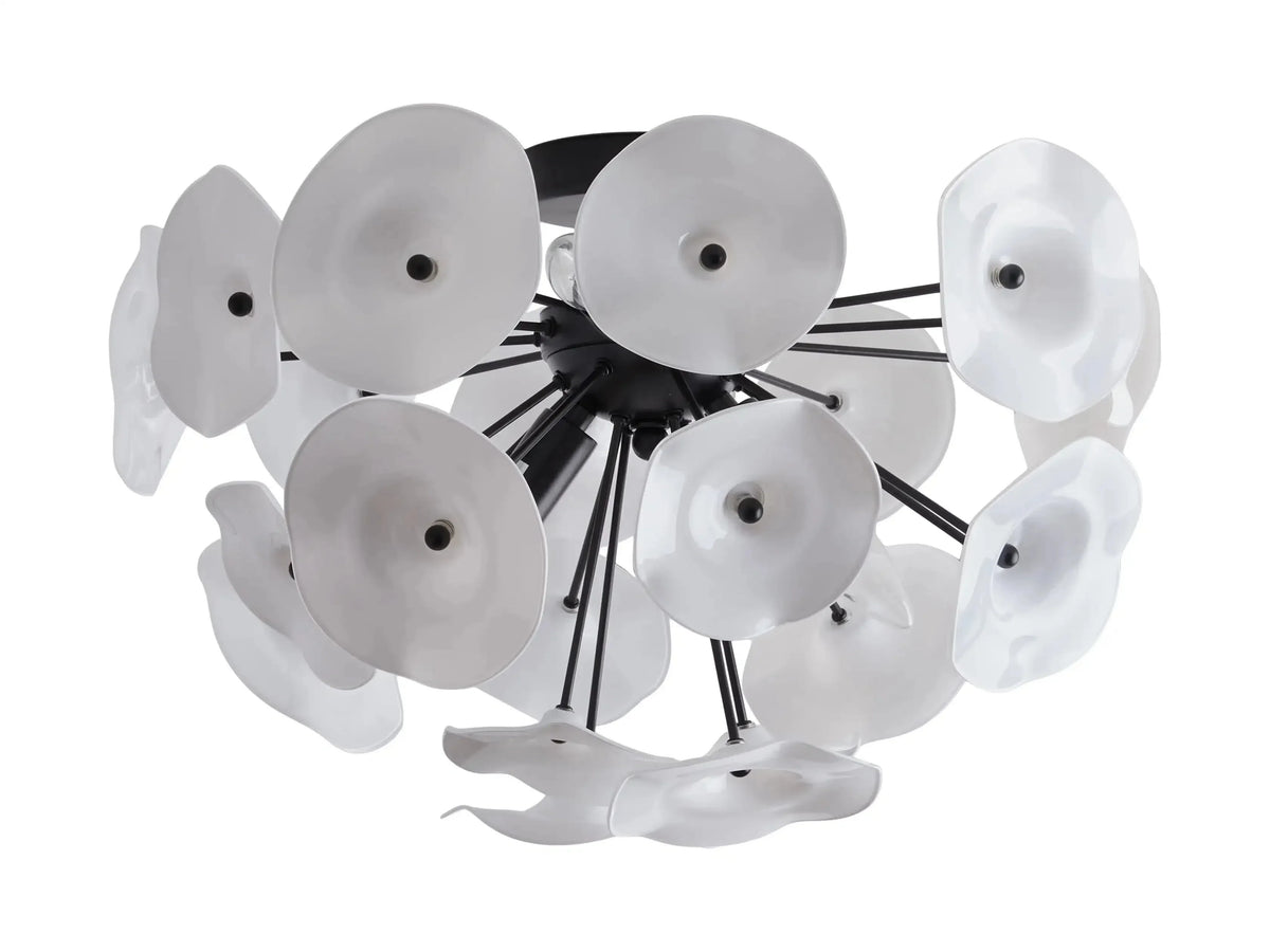 Lily Flushmount in Black, flush mount - view 4