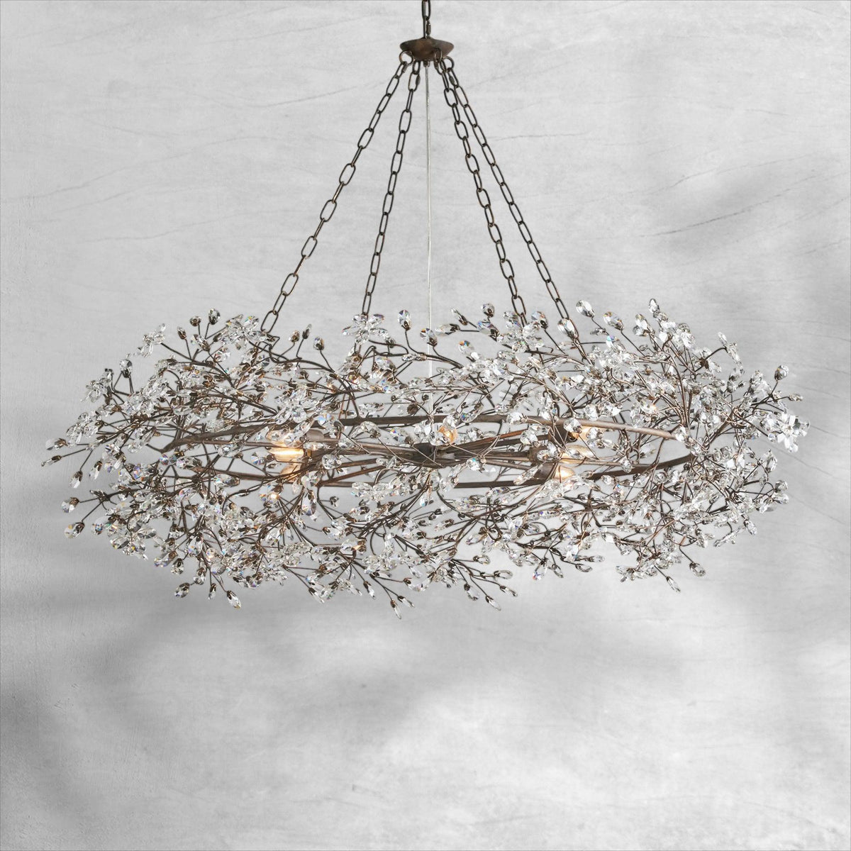 Fiore Crown Chandelier 39" 48" 60" - view 33