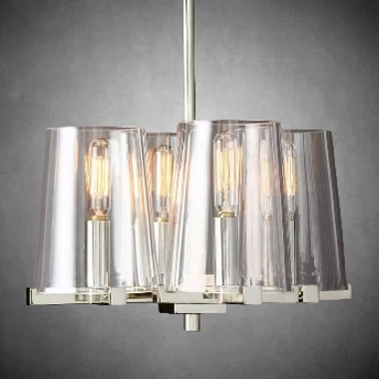 Prism Clear Glass Pendant Light - view 3