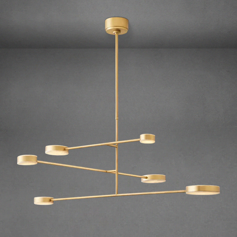 Alaric Mobile Chandelier 46", alabaster - view 5