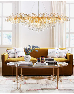 Teardrop Branch Tree Crystal Chandelier - view 8