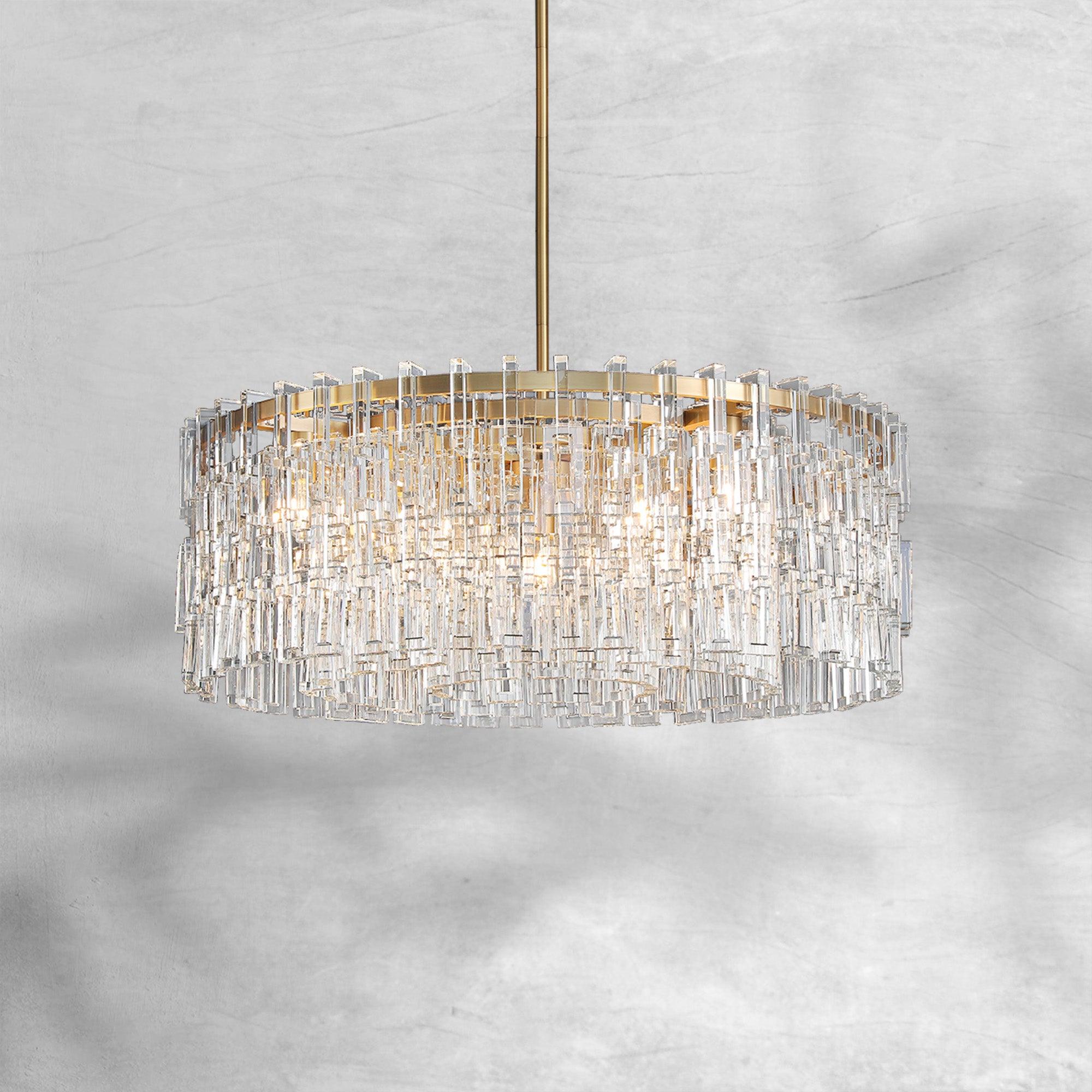 Montis Modern Round Chandelier 36"