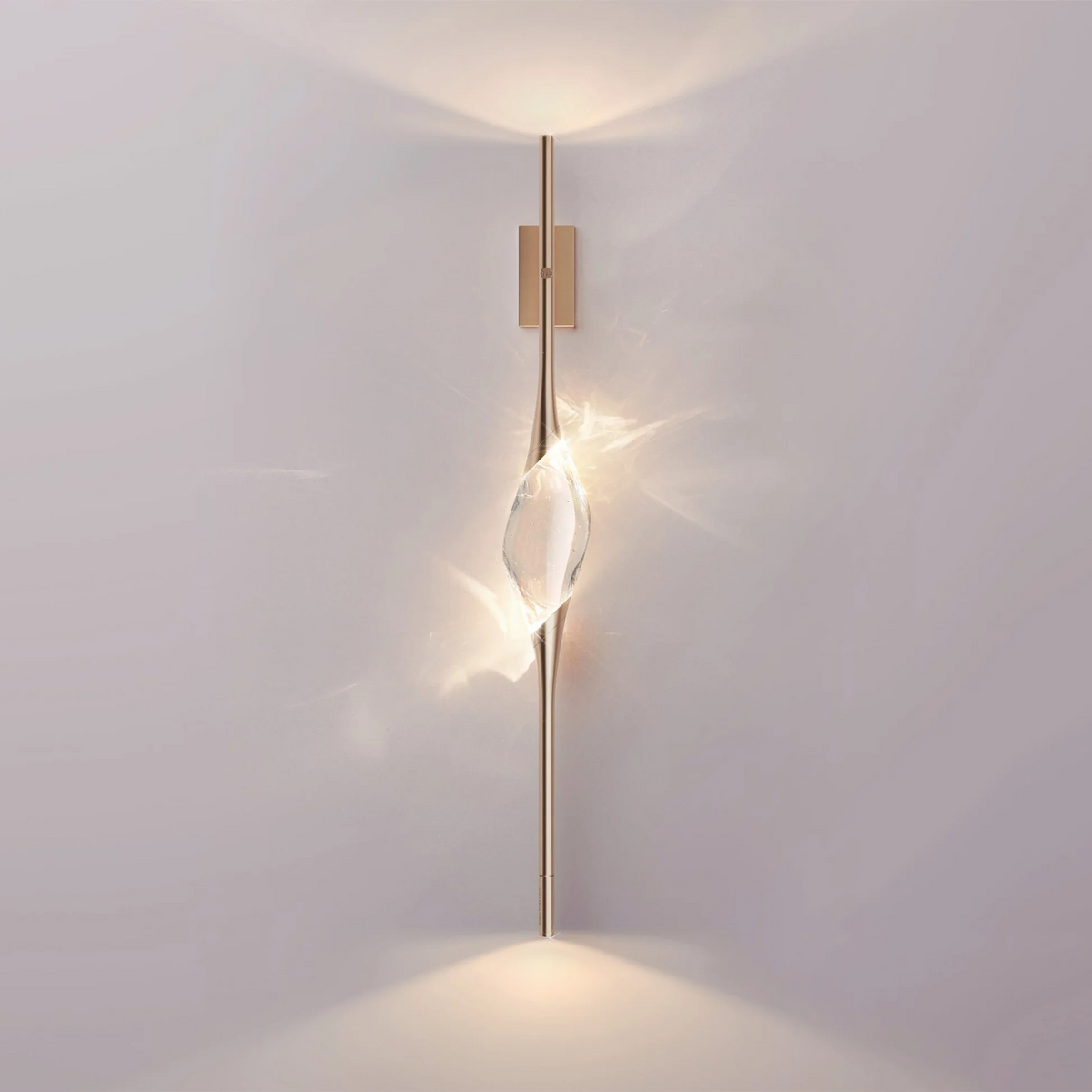 Callista Modern Crystal Linear Wall Sconce, chandelier