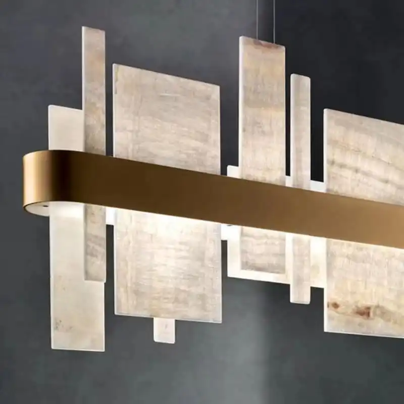 Alabaster Acropolis LED Oval Chandelier - view 3