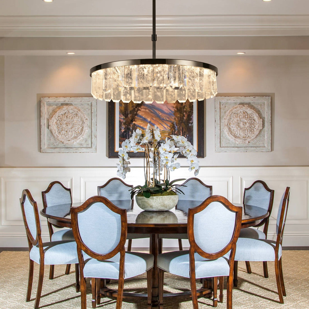 Selene Linear Crystal Chandelier - view 29