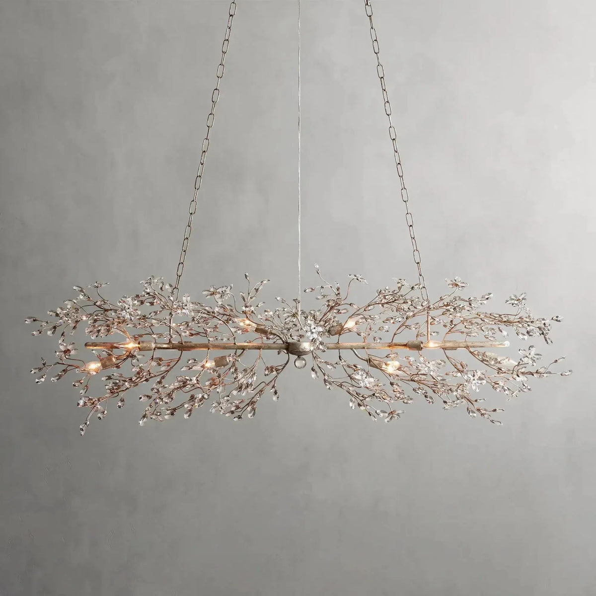 Fiore Linear Chandelier 43"51"68" - view 20