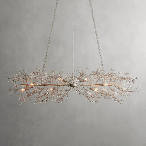 Fiore Linear Chandelier 43"51"68" - view 20