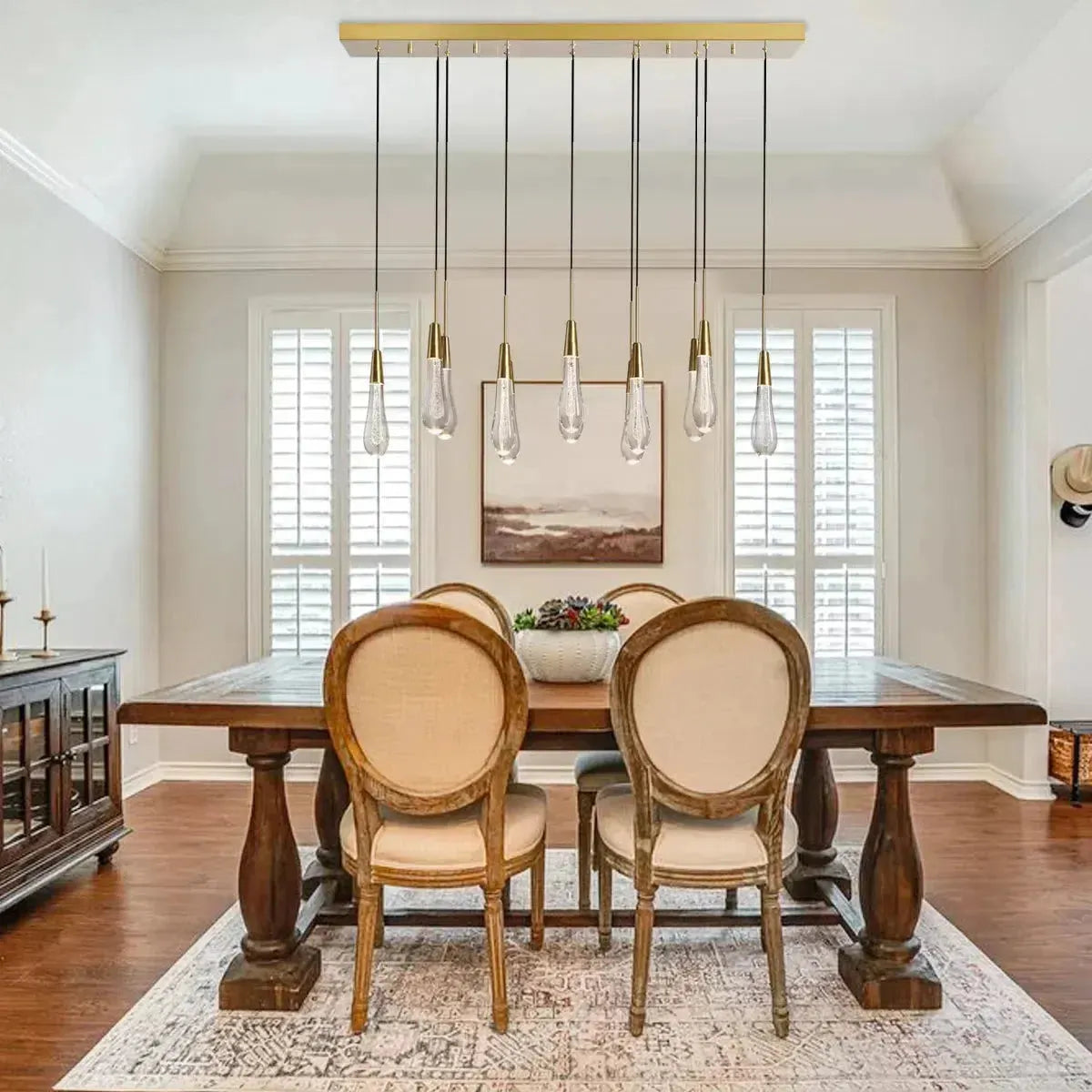 Soltaire Linear Chandelier 37"W - view 11