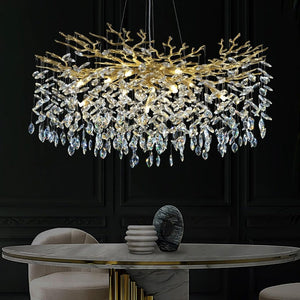 Modern Crystal Tree Branch Chandelier - view 14