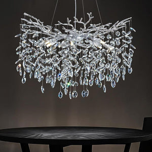 Modern Crystal Tree Branch Chandelier - view 12
