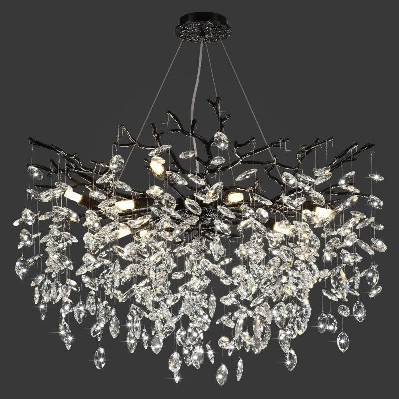 Modern Crystal Tree Branch Chandelier - view 13