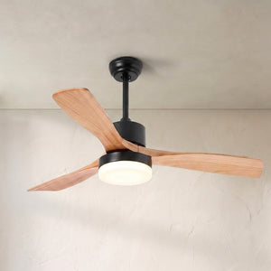 42 Inch Three Oak Blade Quiet Ceiling Fan - view 9