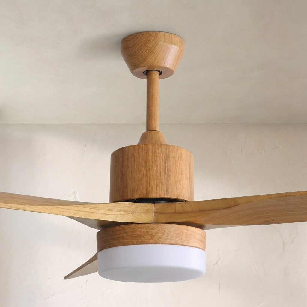 42 Inch Three Oak Blade Quiet Ceiling Fan