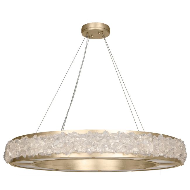 Citrine Halo Crystal Chandelier - view 3