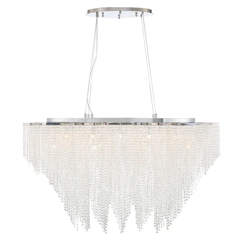 Cohen Crystal Oval Chandelier