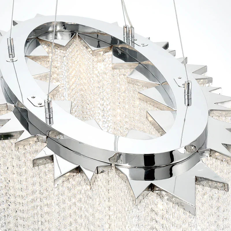 Cohen Crystal Oval Chandelier - view 4