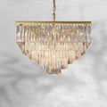 1920s Orion Art Deco Square Chandelier 34"